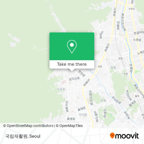 국립재활원 map
