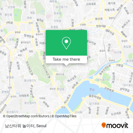 남산타워 놀이터 map