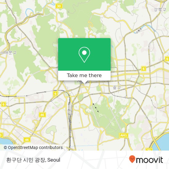 환구단 시민 광장 map