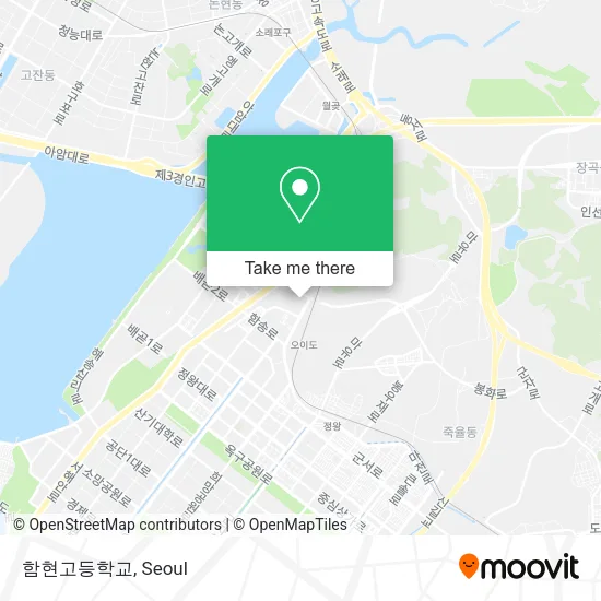 함현고등학교 map
