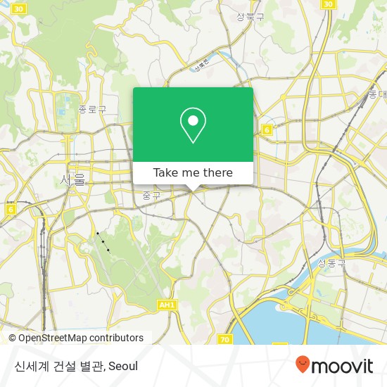 신세계 건설 별관 map