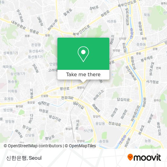 신한은행 map