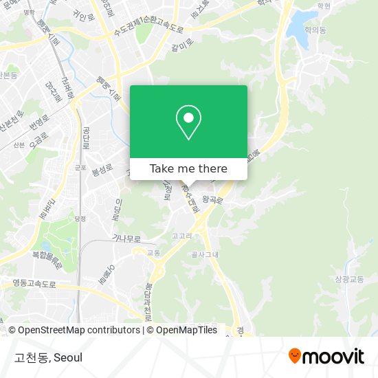 고천동 map