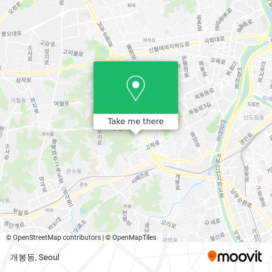 개봉동 map