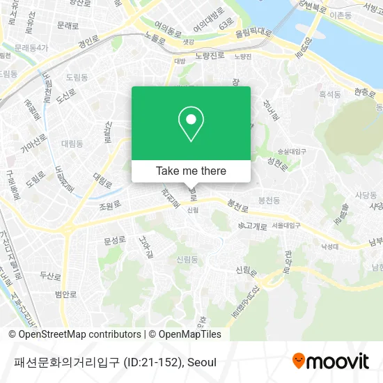 패션문화의거리입구 (ID:21-152) map