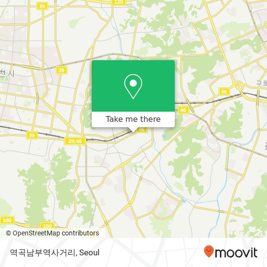 역곡남부역사거리 map