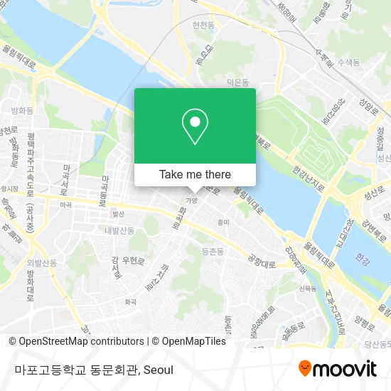 마포고등학교 동문회관 map