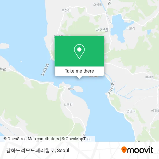강화도석모도페리항로 map