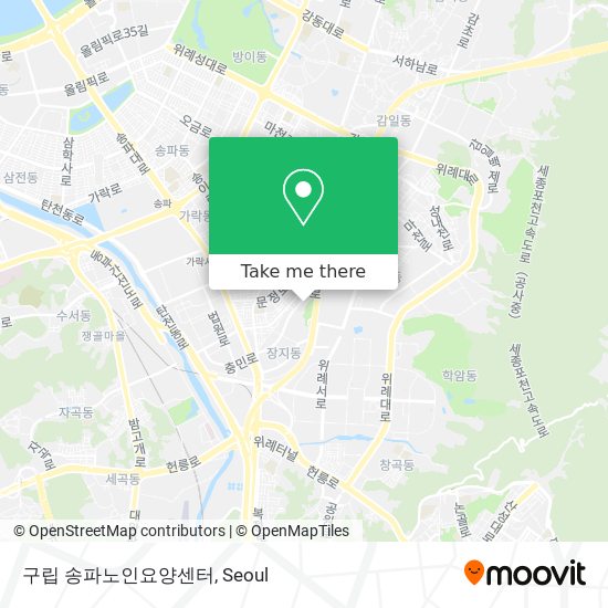 구립 송파노인요양센터 map