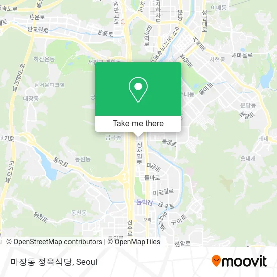 마장동 정육식당 map
