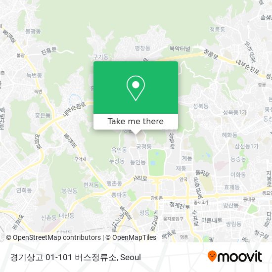 경기상고 01-101 버스정류소 map