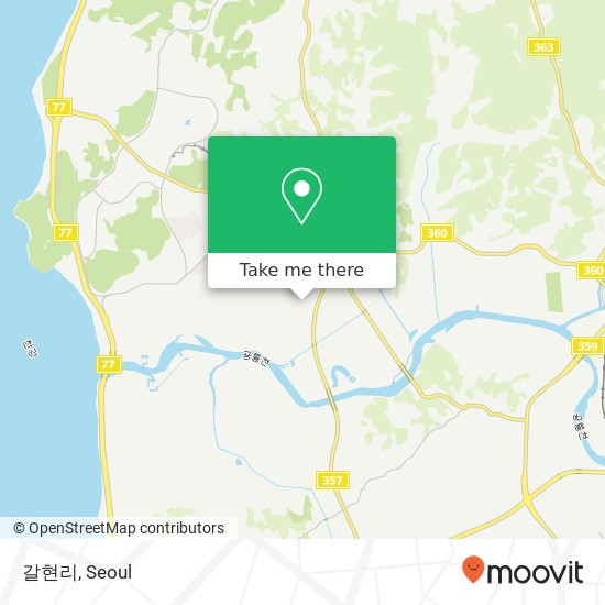 갈현리 map