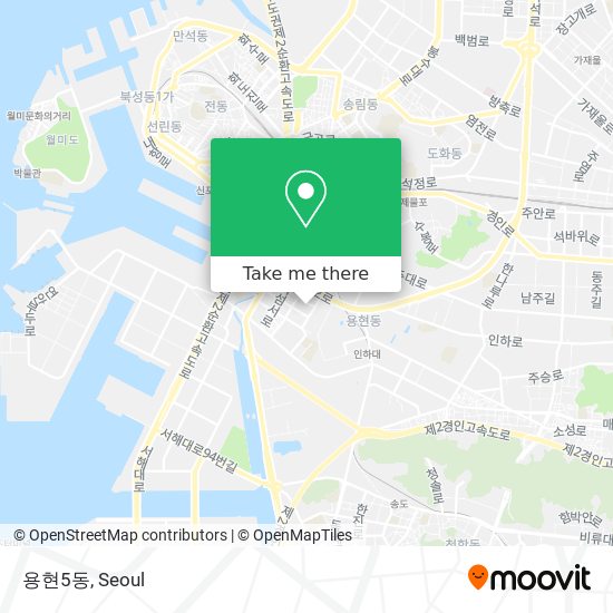 용현5동 map