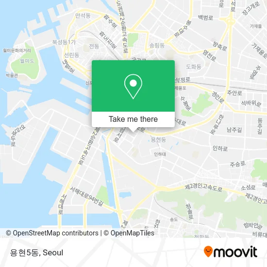 용현5동 map