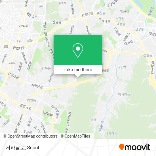 서하남로 map