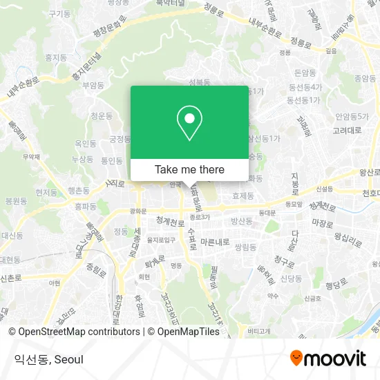 익선동 map
