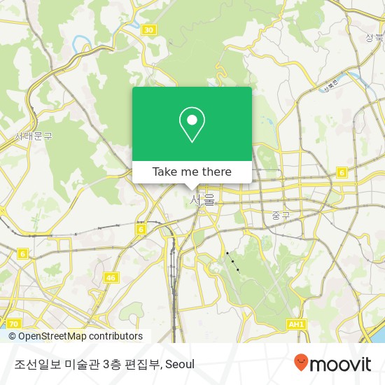 조선일보 미술관 3층 편집부 map