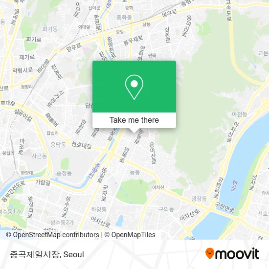 중곡제일시장 map