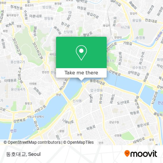 동호대교 map