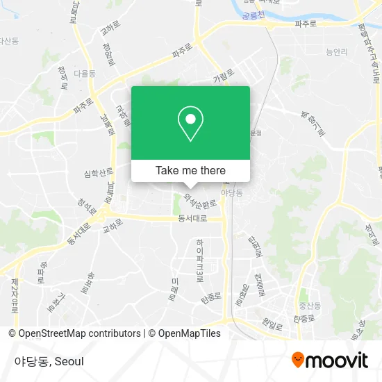 야당동 map