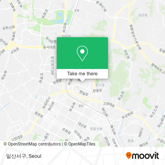 일산서구 map