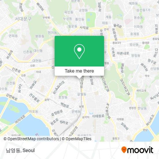 남영동 map