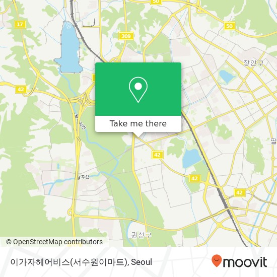 이가자헤어비스(서수원이마트) map