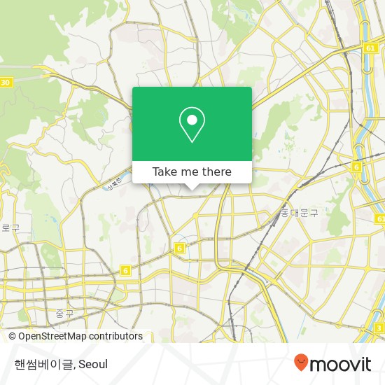 핸썸베이글 map