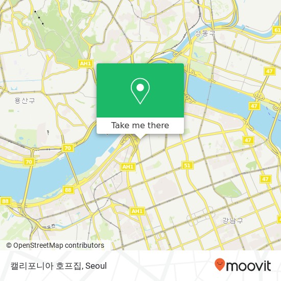 캘리포니아 호프집 map