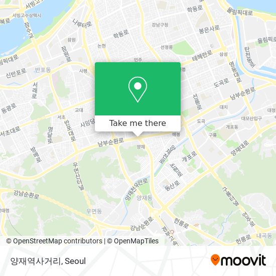 양재역사거리 map