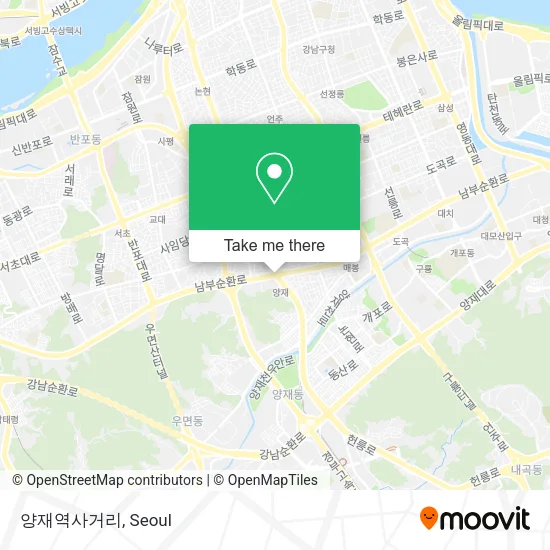 양재역사거리 map
