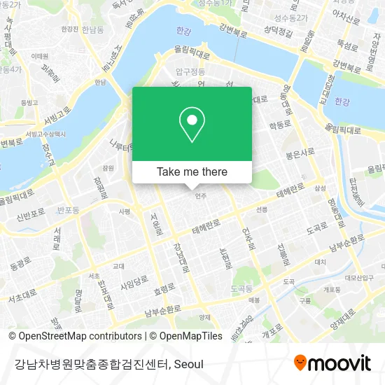 강남차병원맞춤종합검진센터 map