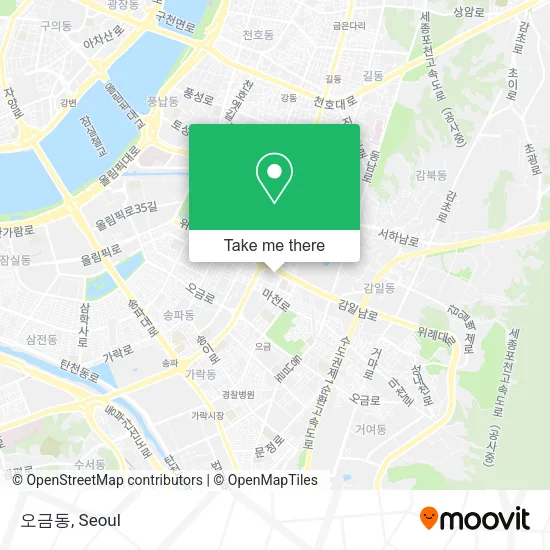 오금동 map