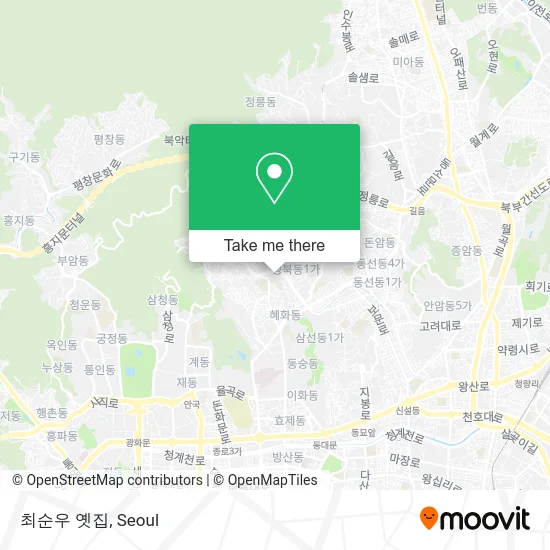 최순우 옛집 map