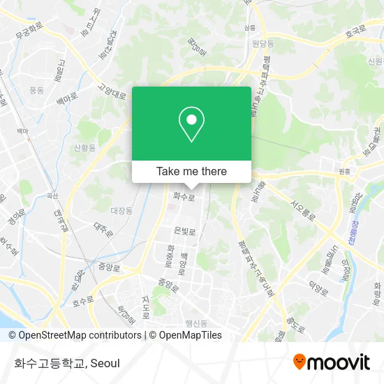 화수고등학교 map