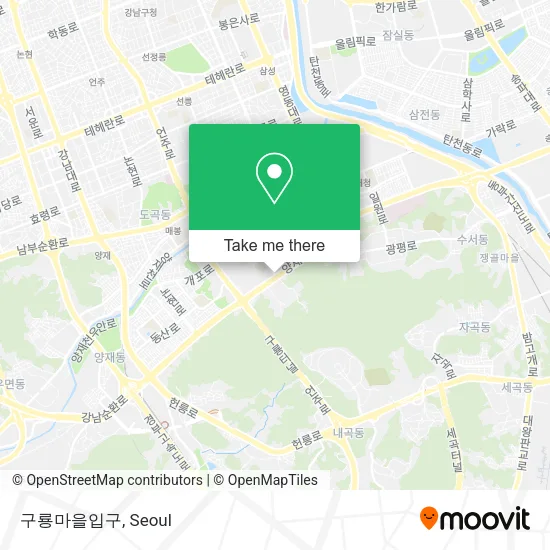 구룡마을입구 map