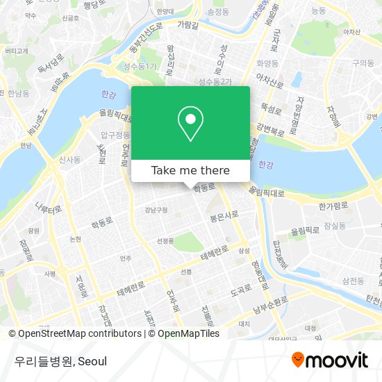 우리들병원 map