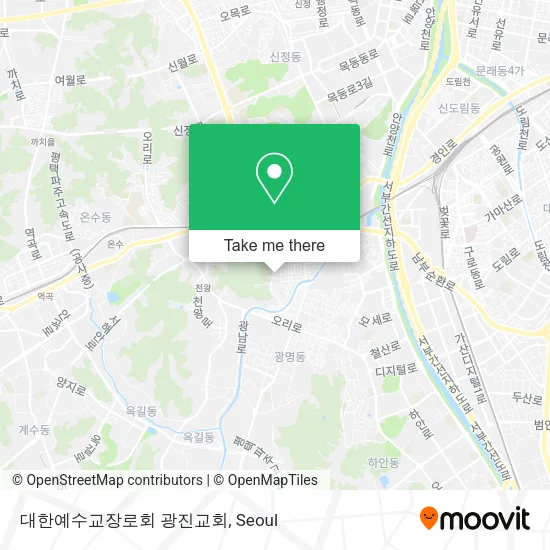 대한예수교장로회 광진교회 map