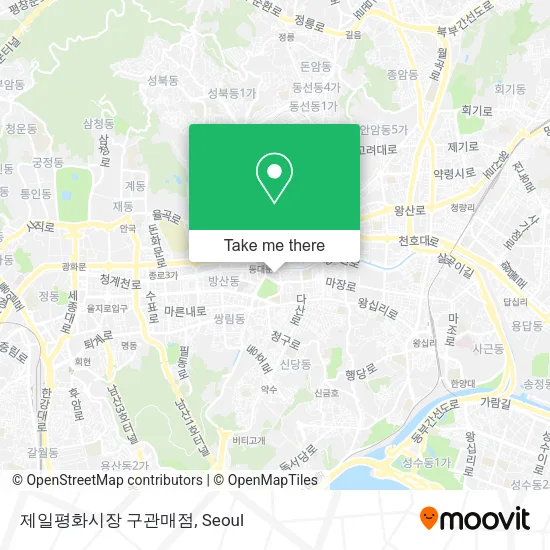 제일평화시장 구관매점 map
