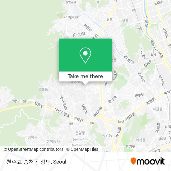 천주교 송천동 성당 map
