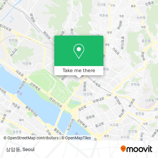 상암동 map