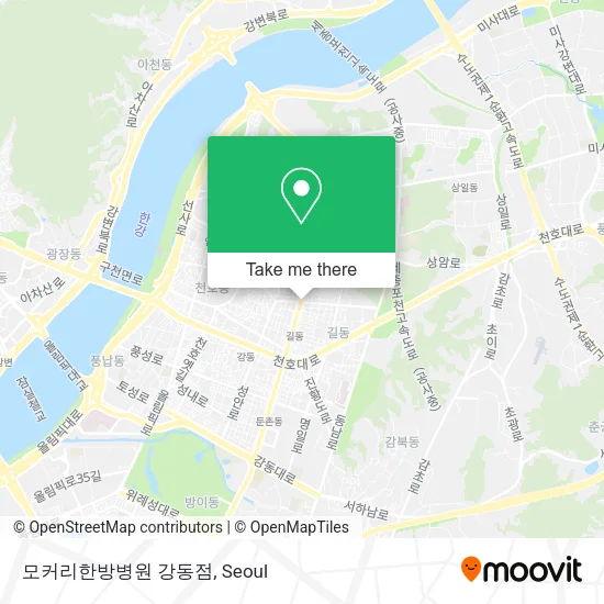 모커리한방병원 강동점 map