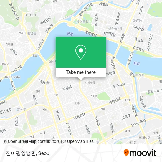 진미평양냉면 map