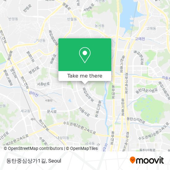 동탄중심상가1길 map