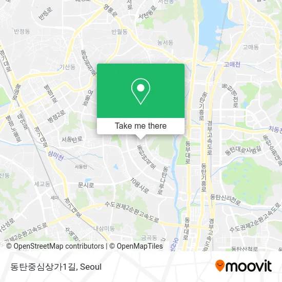 동탄중심상가1길 map