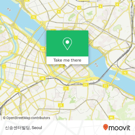 신송센터빌딩 map