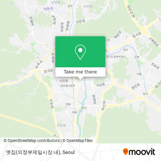 옛집(의정부제일시장 내) map