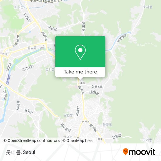 롯데몰 map