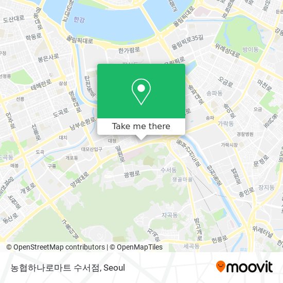 농협하나로마트 수서점 map