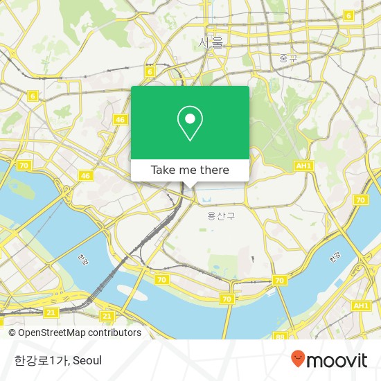 한강로1가 map